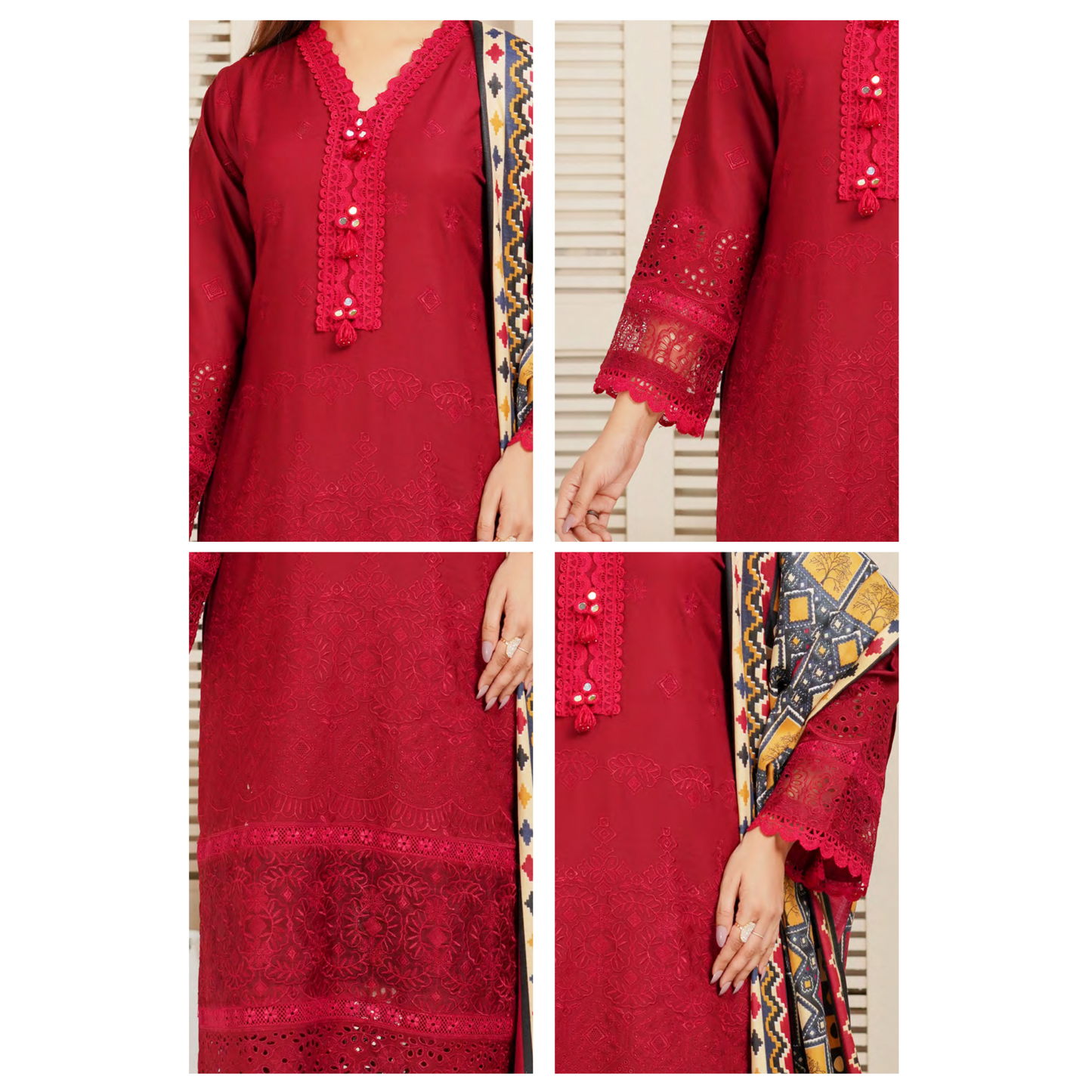 3 Pc Dhanak Collection | Ready to Wear | MUNIRA | UMMUN07