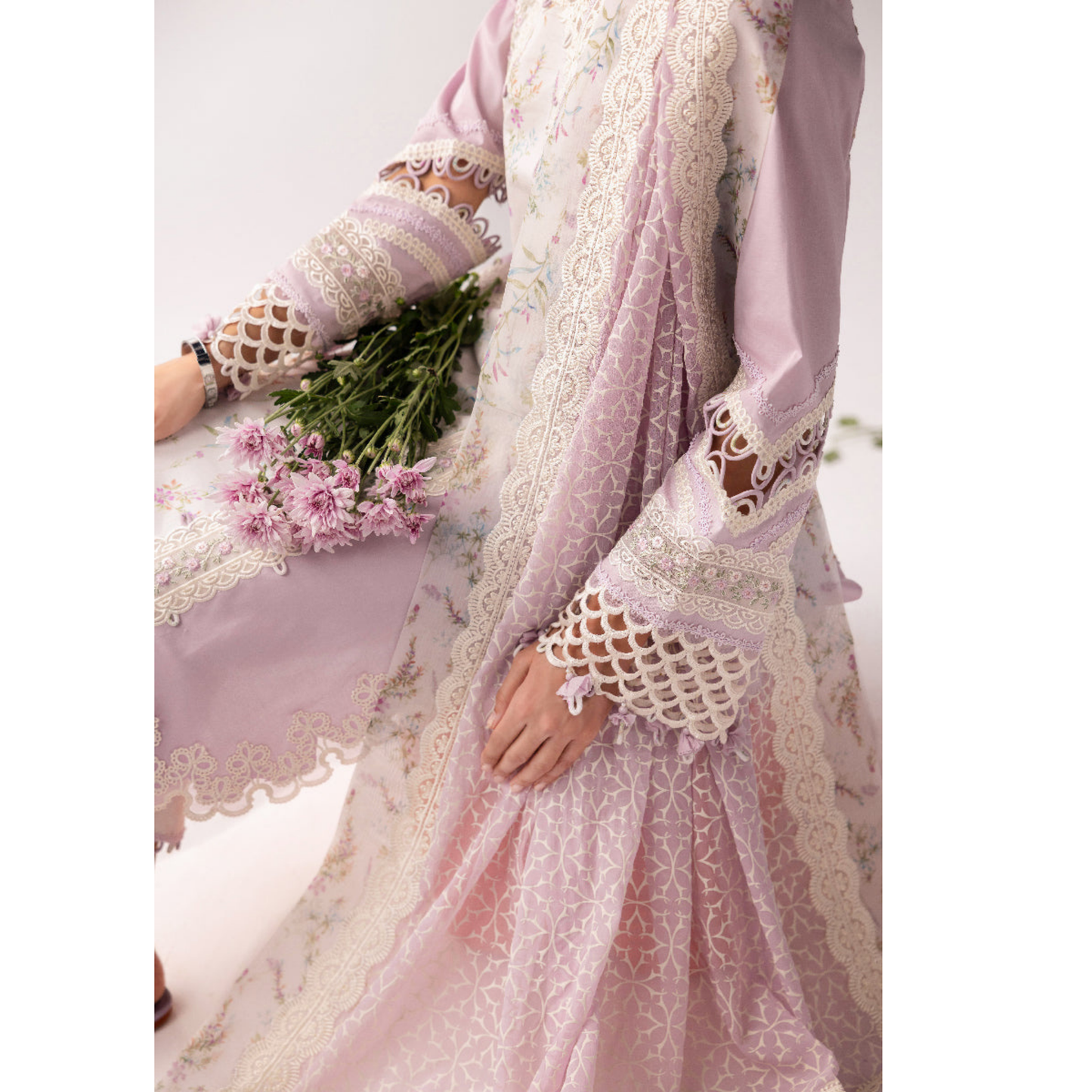 3 Pc Festive Embroidered Collection  | Ready to Wear | Qalamkar