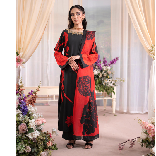 RA-20 3 Pc Printed Silk Collection |Ready to Wear | Raniya.h