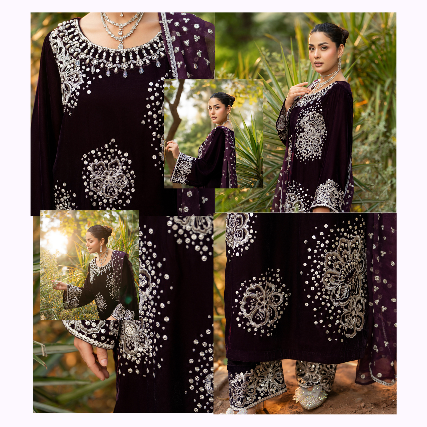 F-491 "Sehar" Embroidered Velvet Collection by Karma Collection