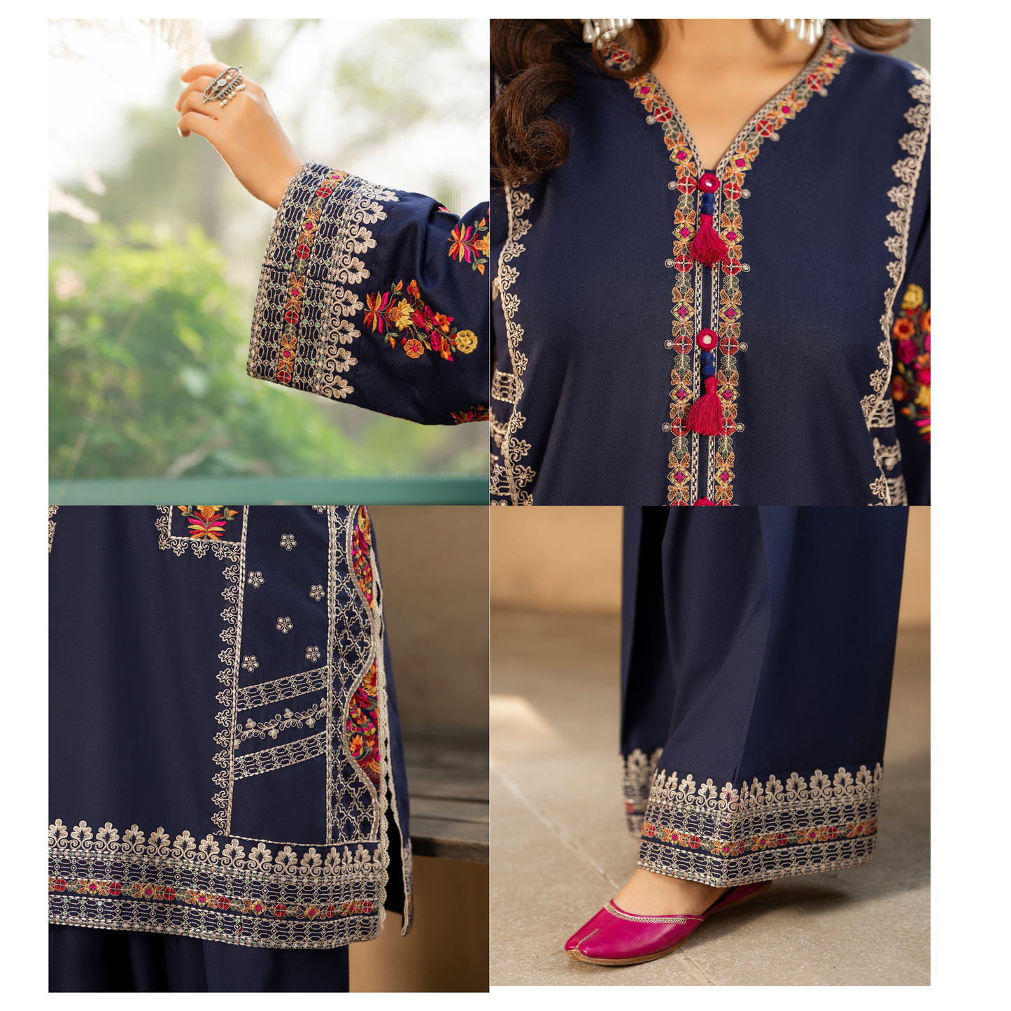 "Nigar" Kotrai Edition Luxury Embroidered 3 Piece by Karma Collection