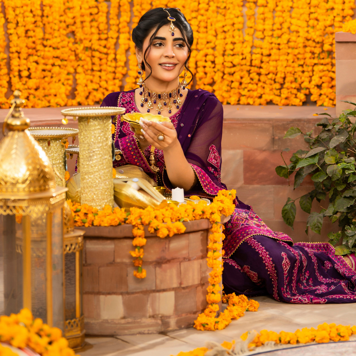 F-494 "Hayat" Embroidered Georgette Chiffon 3 Pc Collection