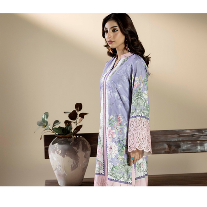 UTT-16 "AMALTAS" winter Slub Embroidered Printed Co-Ords set | Ready to Wear Pakistani | Traditional Thread