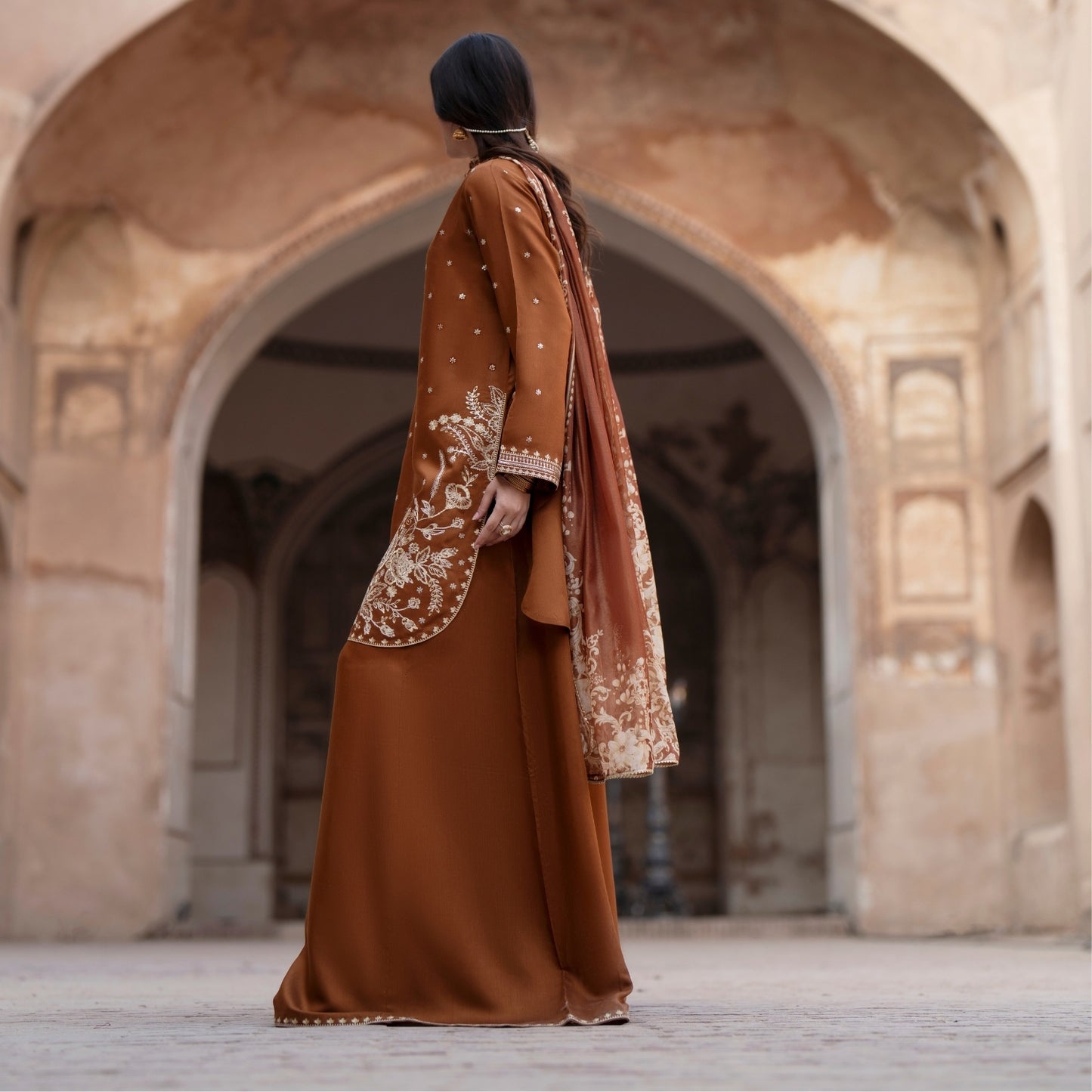 UCA-35 Darbar Festive Drop Embroidered Collection by Casuallite