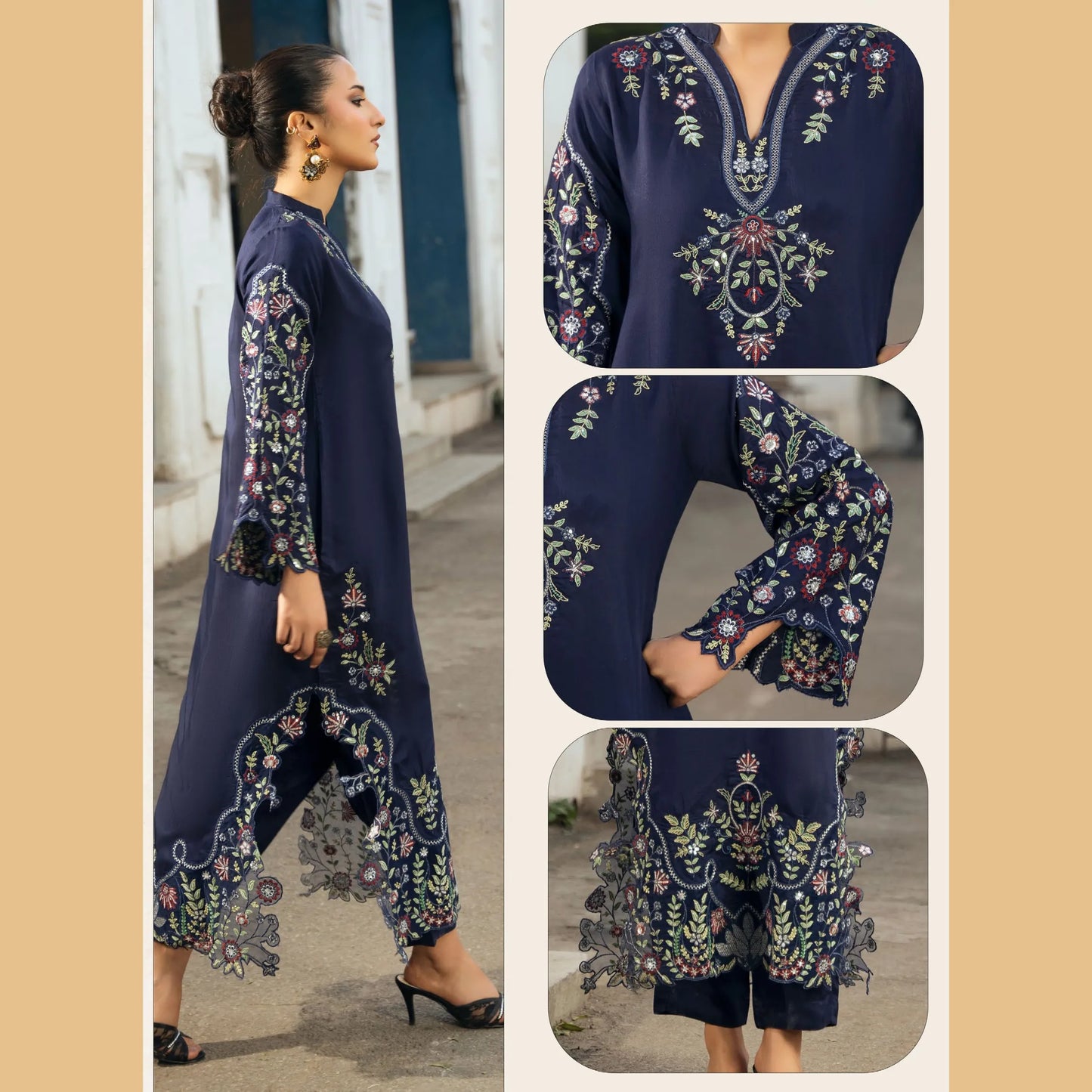 UTT-17 Eid Glow by Traditional Thread Viscose 2 Pc Collection