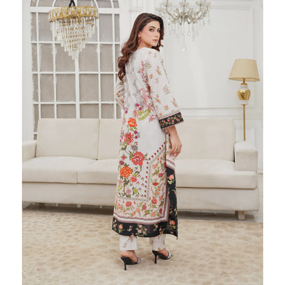UMS-59 "Attire" Lawn Kaftan Style Co-Ords Set by Simrans