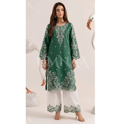 UA-190 Embroidered Cotton Collection 3 Piece | Ready to Wear | Asian clothes