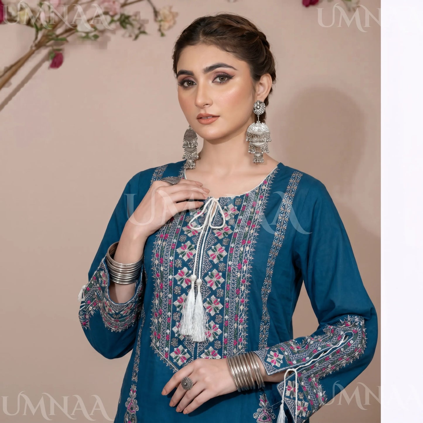 UA-195 Embroidered Cotton Collection by Umnaa | Ready to Wear Pakistani Asian Clothing Regular price£44.99 GBP