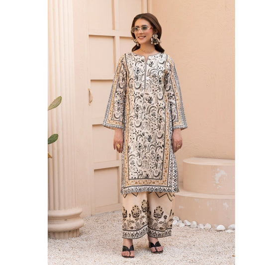UMRZ-59 Printed Lawn Co-Ords set Collection by Rangz | Ready to Wear Pakistani Asian clothes