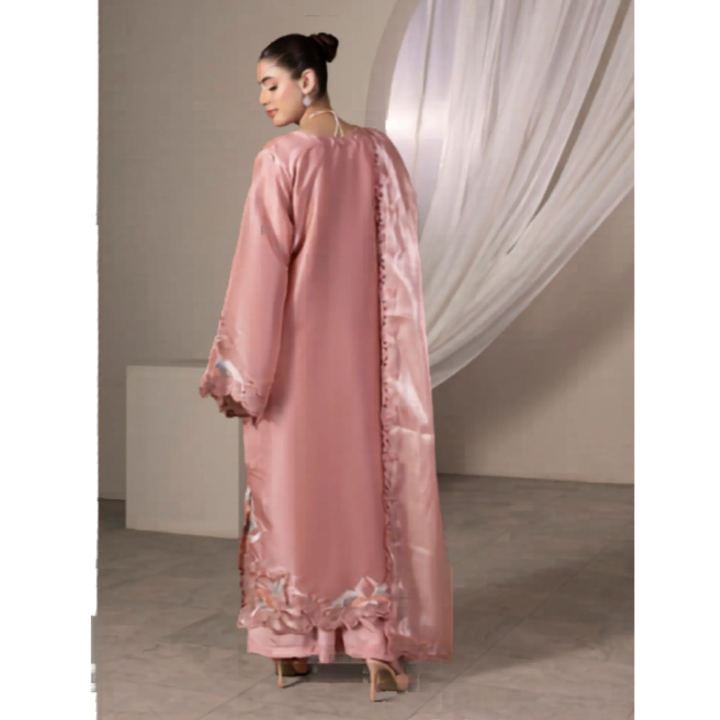 UA-203 Embroidered Festive kaftan Silk Collection by Umnaa | Pakistani Trendy Kaftan Asian Clothing