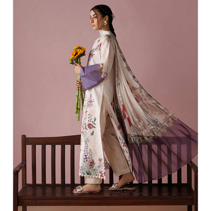 UE-02 "Printed Essential" by Esra Fashion Summer Printed Lawn 3 Piece Collection | Pakistani Asian Clothes