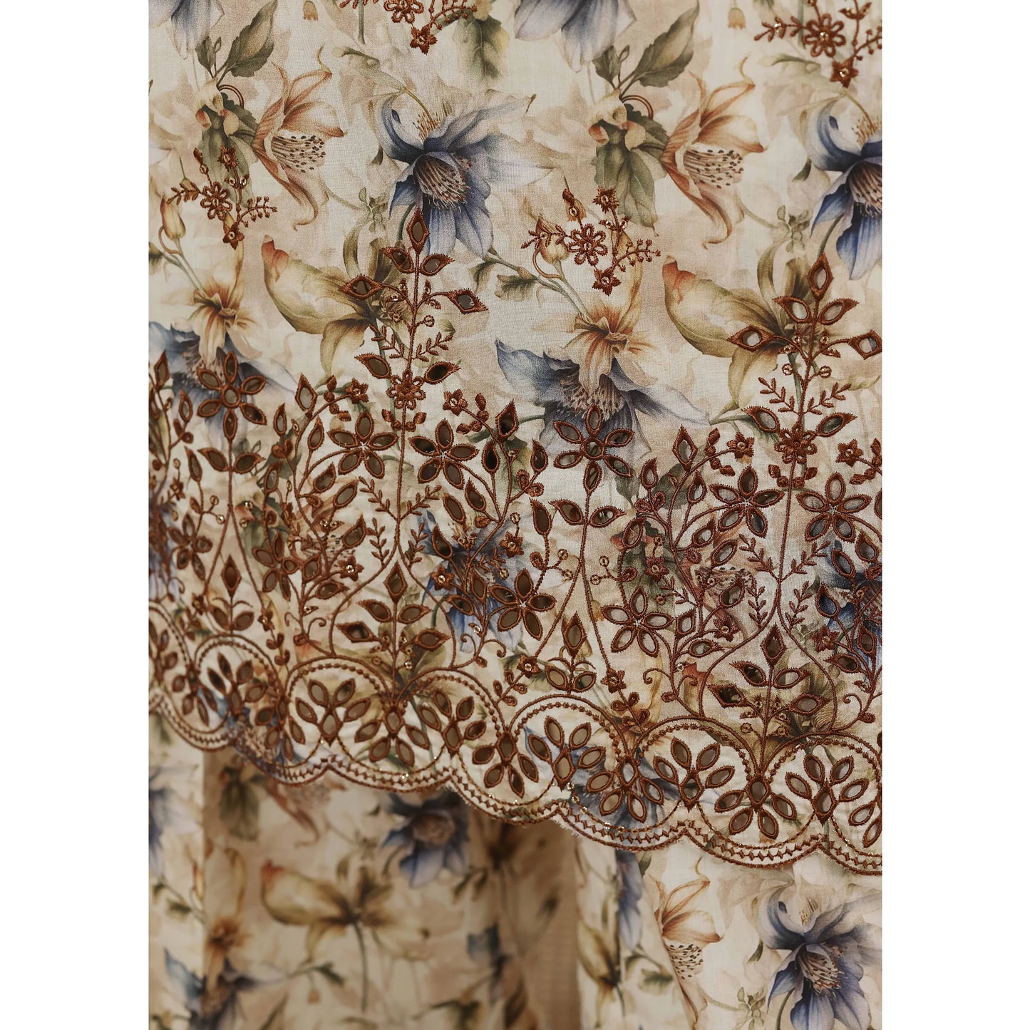 USN-22 Embroidered Chikankari Lawn 3 Piece Summer Collection by saphron | Ready to Wear Pakistani Asian Eastern wear