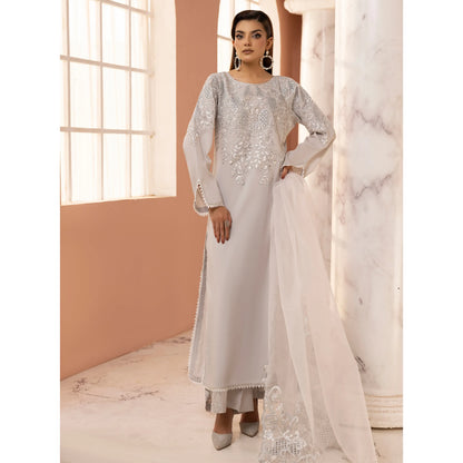 UMS-68 Florence Embroidered Visocse 3 pc Collection | Simrans
