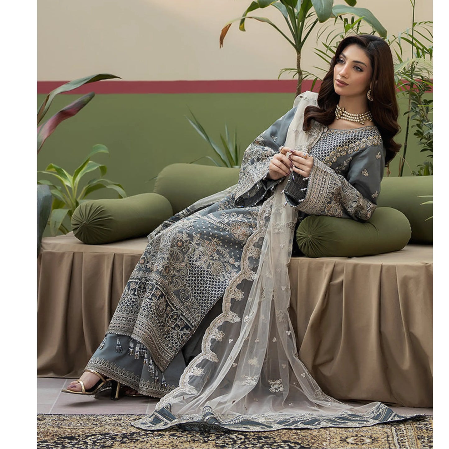 UA-271 Imrozia Inspired Luxury Organza Collection | Umnaa