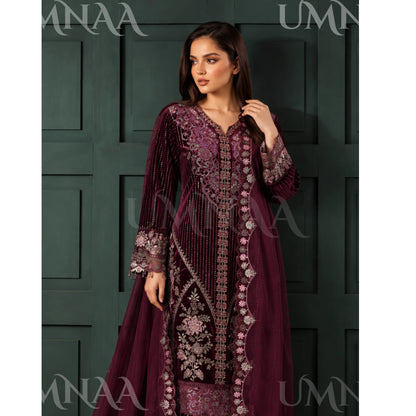 UA-314 Embroidered Luxury Velvet Collection | Umnaa