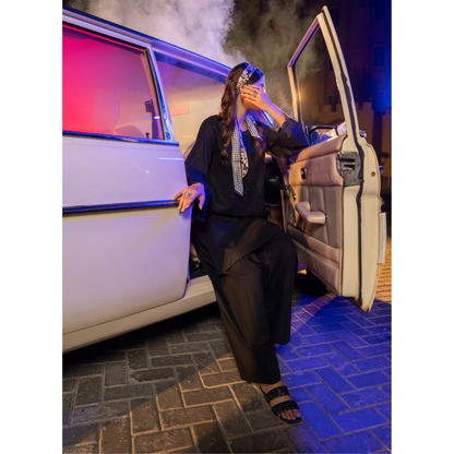 UCA-18 2 Pc Casual Cotton Farshi Shalwar Chikenkari Co-Ords Set | Ready to Wear | Casuallite