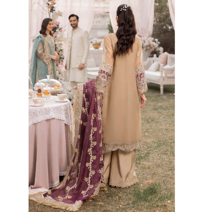 UTT-04 Embroidered Luxury festive 3 Pc Pakistani Dress | Ready to wear | Traditional Thread