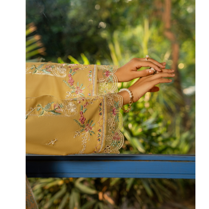 UCA-29 "Misha" Embroidered Linen Ready to Wear Winter Collection by Casuallite