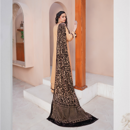 UMS-54 "Venus" by Simrans Palachi Shawl Linen Shalwar kammez Winter Collection