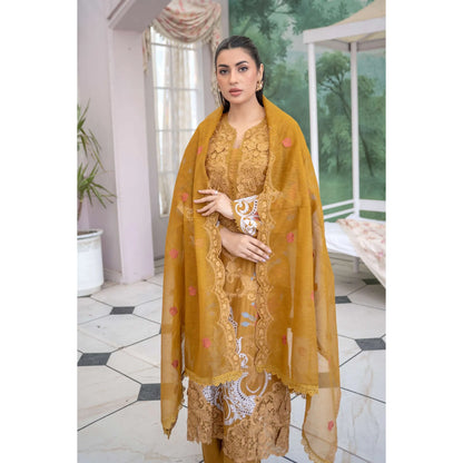 UMRZ-55 Festive Maria.b Lux by Rangz Embroidered Linen Collection