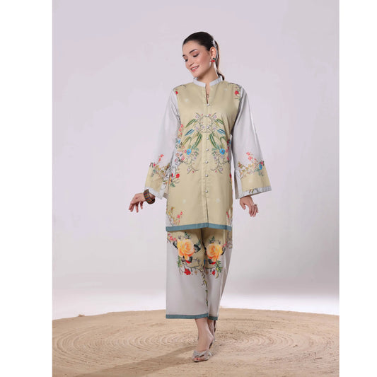 USN-18 Daily Pret Vol'8 Printed Lawn Co-Ords Set by Saphron