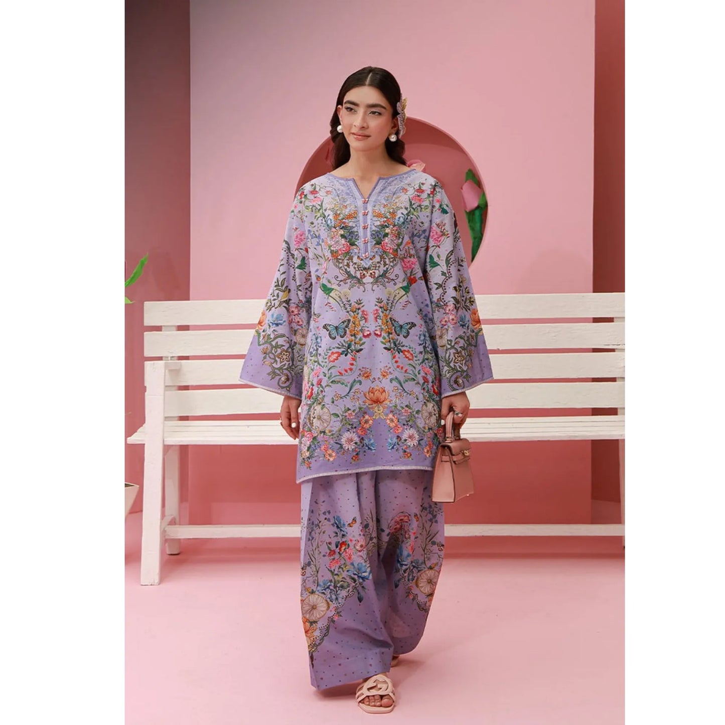 UAS-01 printed Pret by Asim jofa Printed Co Ord Set summer Collection Ready to Wear asian clothes