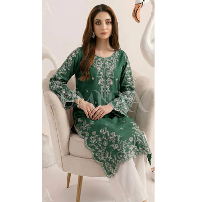 UA-190 Embroidered Cotton Collection 3 Piece | Ready to Wear | Asian clothes
