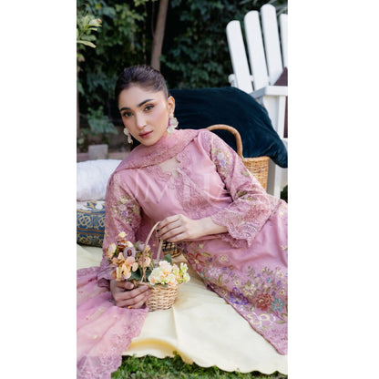 UA-191 Embroidered Cotton Collection 3 Piece | Ready to Wear | Asian clothes