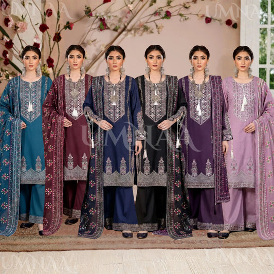 UA-195 Embroidered Cotton Collection by Umnaa | Ready to Wear Pakistani Asian Clothing Regular price£44.99 GBP