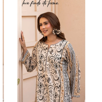 UMRZ-59 Printed Lawn Co-Ords set Collection by Rangz | Ready to Wear Pakistani Asian clothes
