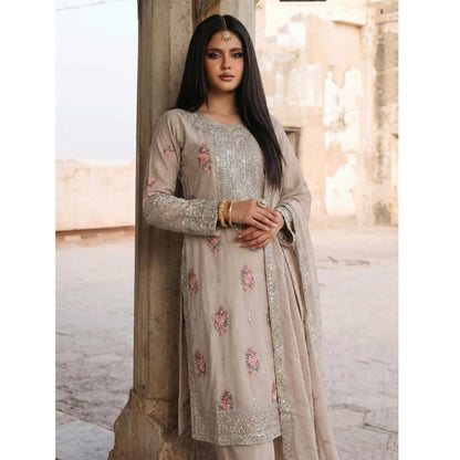 UA-201 Embroidered Cotton Festive Collection By Umnaa | Ready to Wear Pakistani Asian clothes