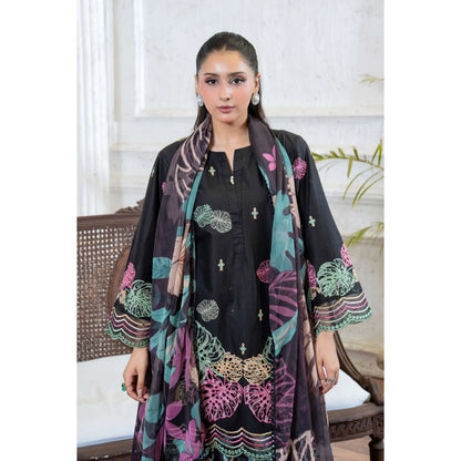 UMRZ-61 "Riwayat" by Rangz Embroidered Cotton with poly Lawn Sharara Festive collection| Ready to Wear Pakistani Asian clothes