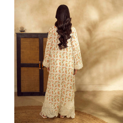 UGL-01 Printed Lawn Kaftan 2 Piece Set by Guzel