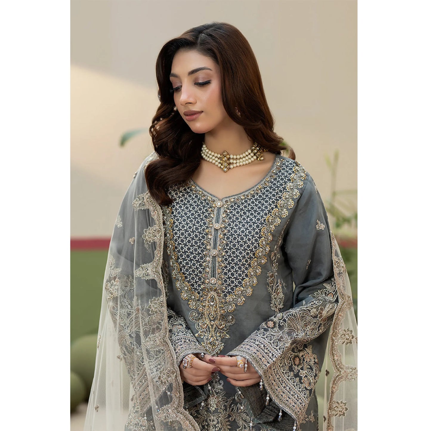 UA-271 Imrozia Inspired Luxury Organza Collection | Umnaa