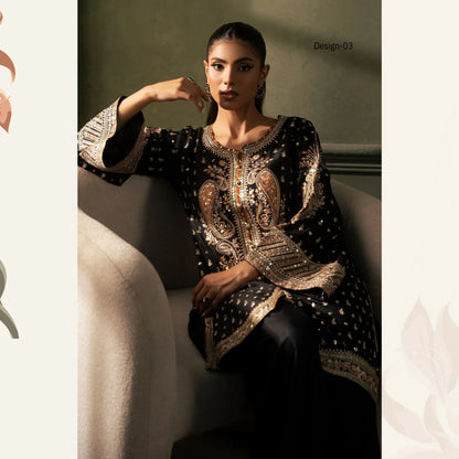 UTT-24 "Ethnic Essence" Luxury Viscose 2 Pc Collection | Traditional Thread