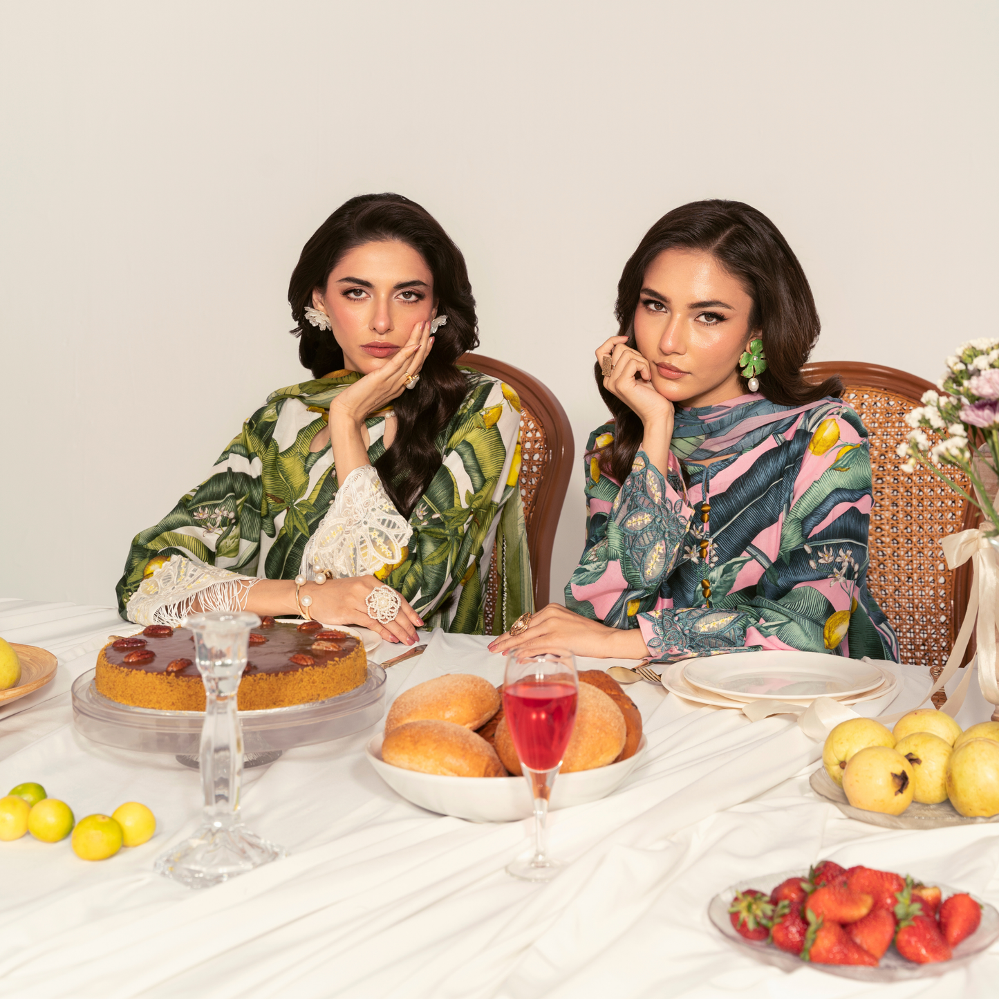 UA-94 3 Pc Embroidered Printed Summer Lawn | Ready to Wear | Umnaa