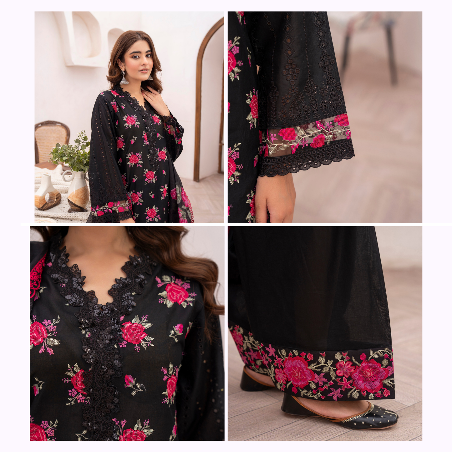 KC-1475 Luxury Trendy Farshi Shalwar Embroidered Collection | Ready to Wear |  Karma Collection