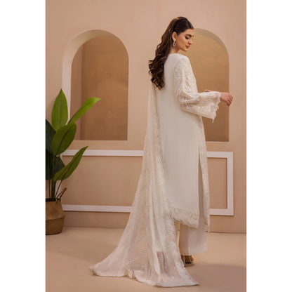 UTT-10 "Chantelle" Embroidered Chiffon Festive Collection by Traditional Thread