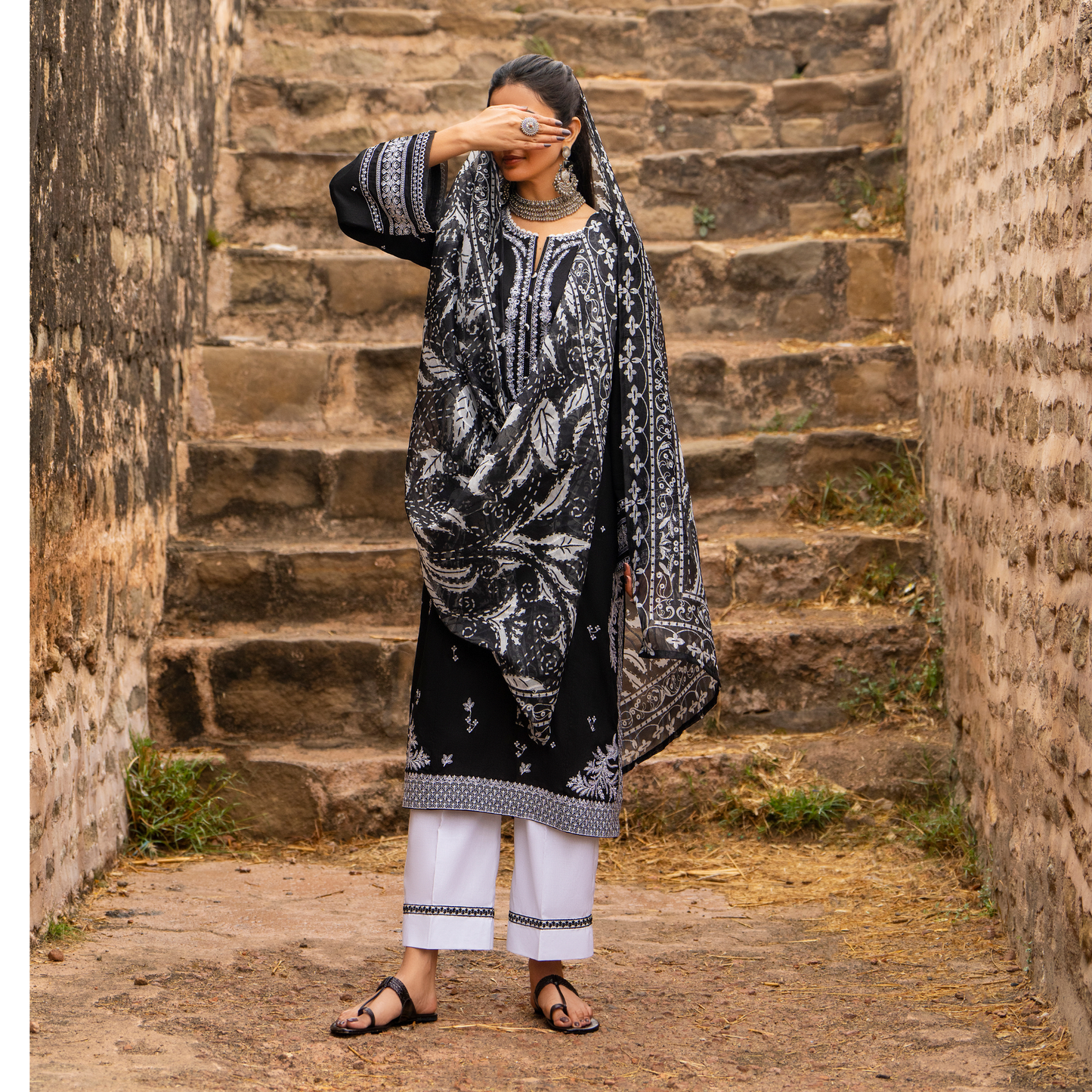 UCA-16 3 Pc Embroidered Cotton Lawn Ready to Wear Eid Collection by Casuallite