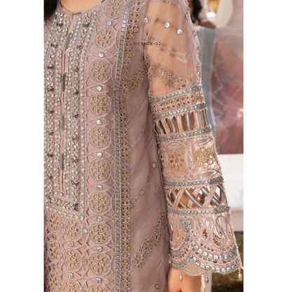 UTT-11 "Jab We Met" Embroidered Luxury festive 3 Pc Pakistani Dress by Traditional Thread