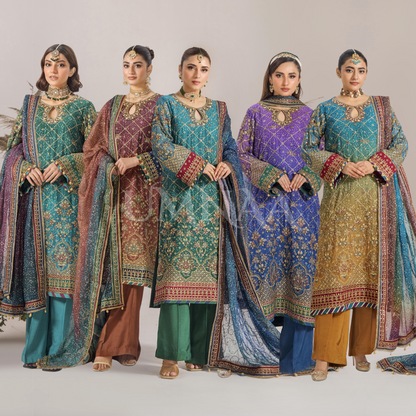 UTT-13 "INOVA" Luxury Chiffon Collection by Traditional Thread