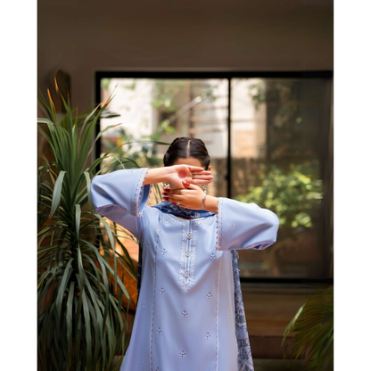 UCA-20 Luxury Cambric Cotton Farshi Shalwar Collection | Ready to Wear | Casuallite