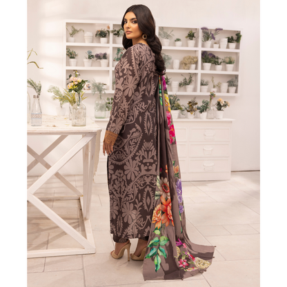 3 Pc Luxury Khaddar Ready to Wear Embroidered Printed Collection by Simrans