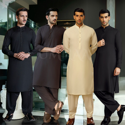 2 Pc Mens Shalwar kameez Collection-Asim Jofa