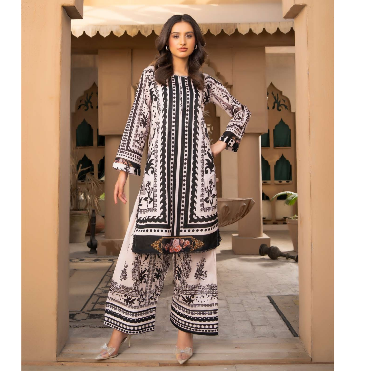 UMRZ-45 2 Pc Printed Cotton Co-Ord set |Ready to Wear| Rangz