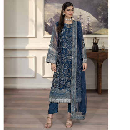 UTT-08 Luxury Festive Net Collection | Ready to Wear | Traditional Thread