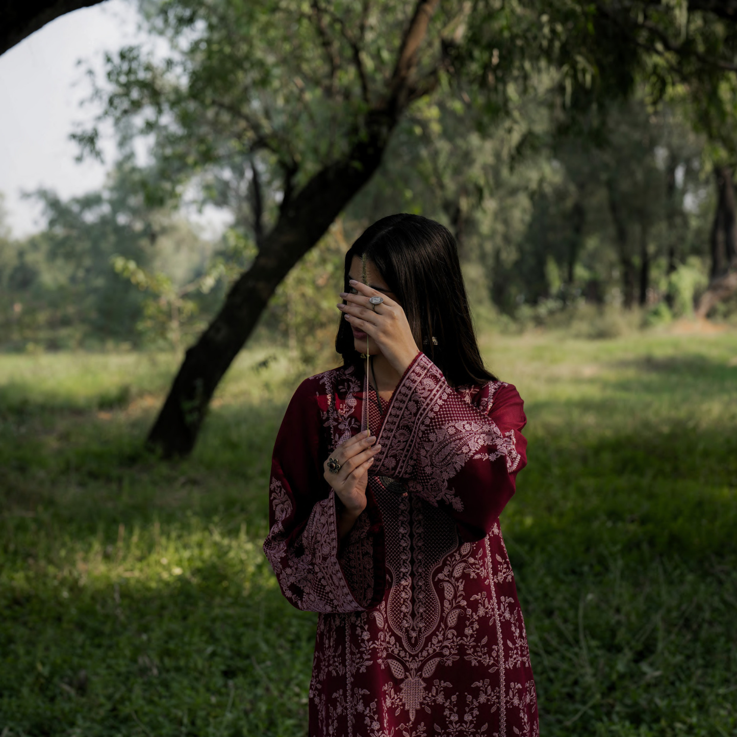 UCA-32 "Khunki" Embroidered Dhanak with Pashmina Wool Shawl Winter Collection by Casuallite