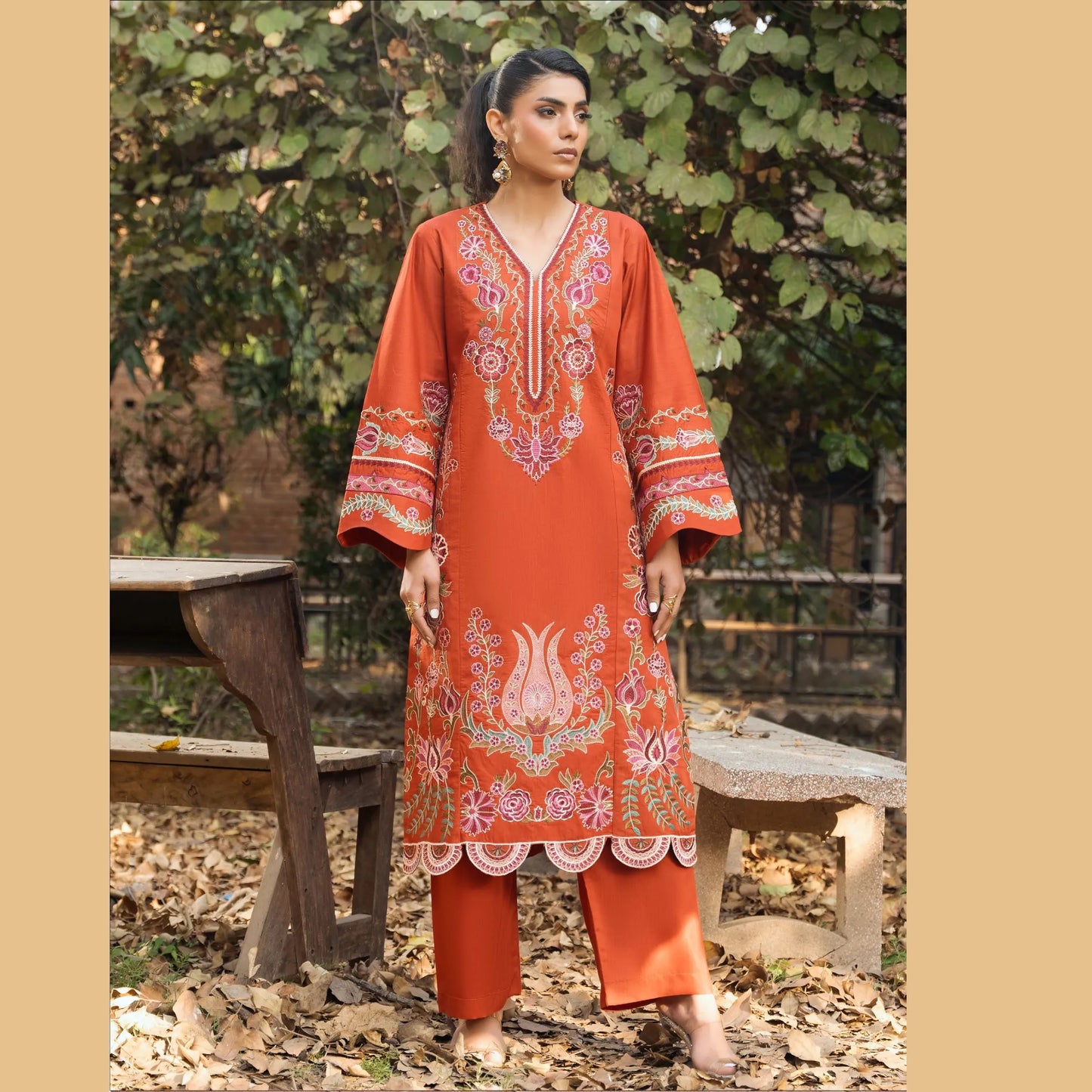 UTT-17 Eid Glow by Traditional Thread Viscose 2 Pc Collection