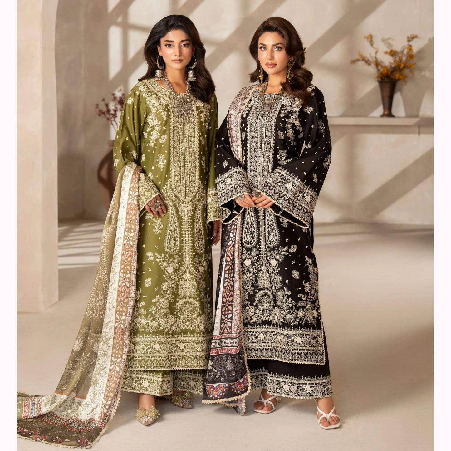 KC-1560 "Ferisha" Embroidered Festive Collection by Karma Collection