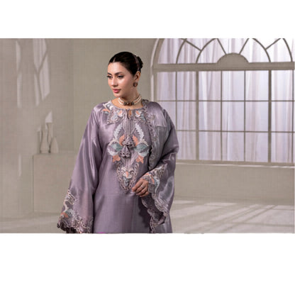UA-203 Embroidered Festive kaftan Silk Collection by Umnaa | Pakistani Trendy Kaftan Asian Clothing